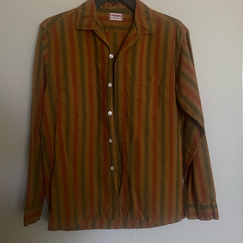 Vintage stripped button down shirt